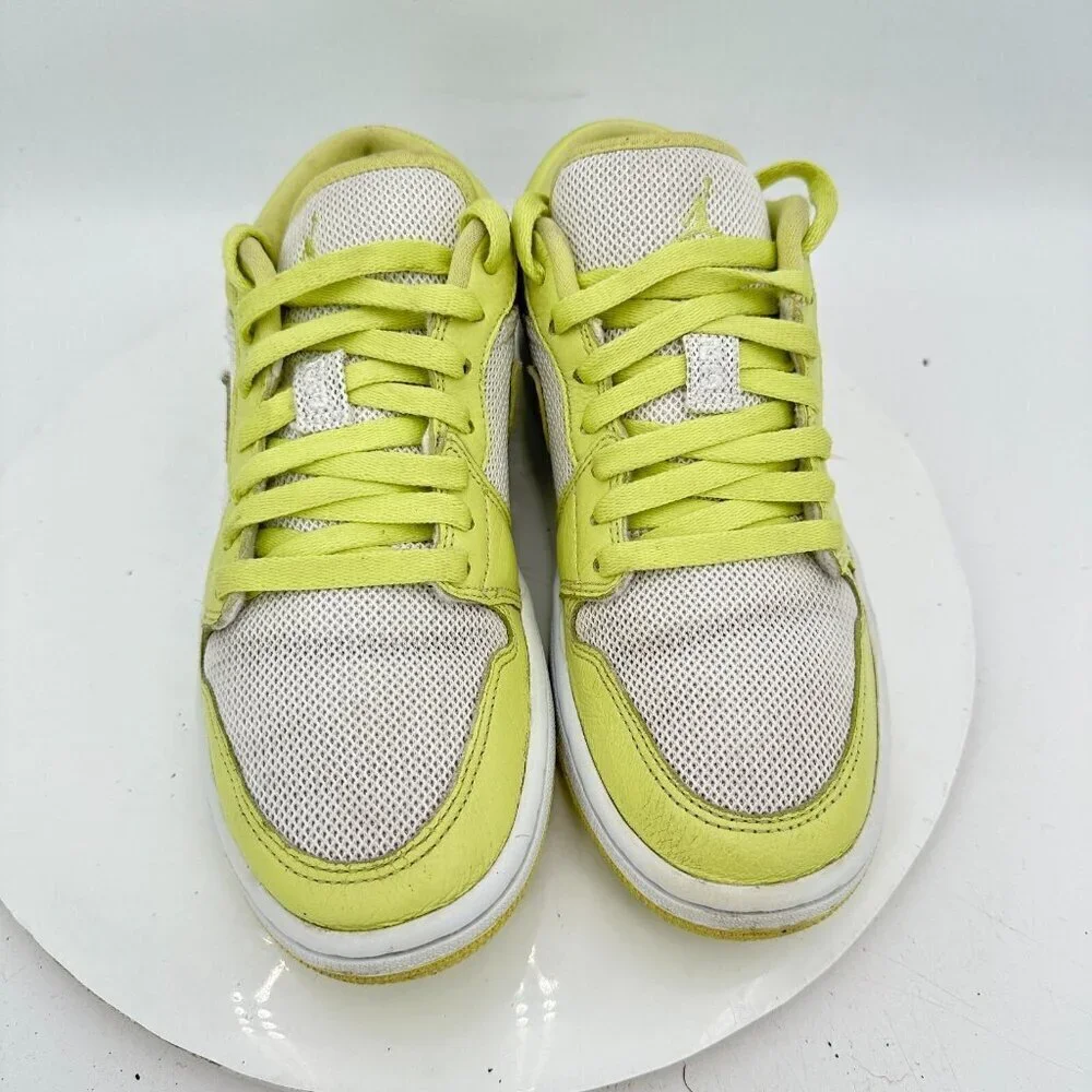 Nike Air Jordan 1 Low Women Size 8 DH9619-103 Limelight White Training Shoes